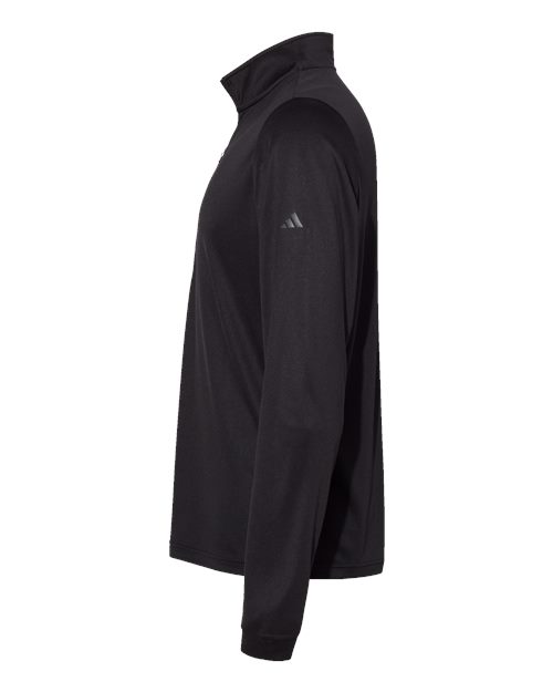adidas A401 Men's Ultimate365 Lightweight Quarter-Zip Pullover - Black - DirectSide