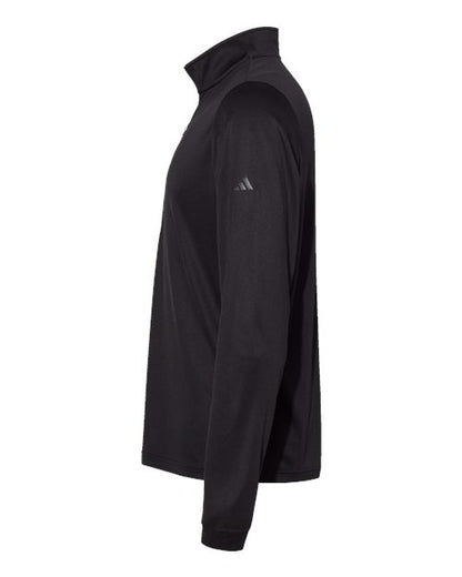 adidas A401 Men's Ultimate365 Lightweight Quarter-Zip Pullover - Black - DirectSide