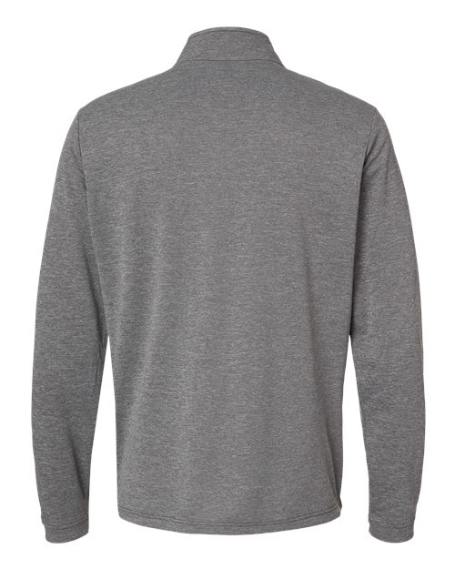 adidas A401 Men's Ultimate365 Lightweight Quarter-Zip Pullover - Black Heather - Back