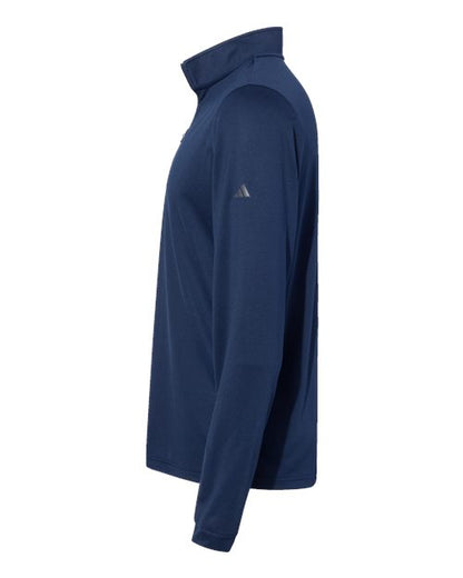 adidas A401 Men's Ultimate365 Lightweight Quarter-Zip Pullover - Collegiate Navy - DirectSide