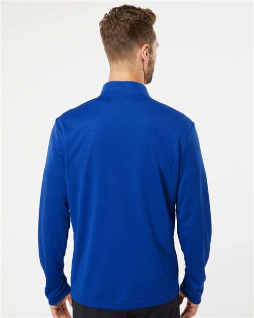 adidas A401 Men's Ultimate365 Lightweight Quarter-Zip Pullover - Collegiate Royal - OnModelBack