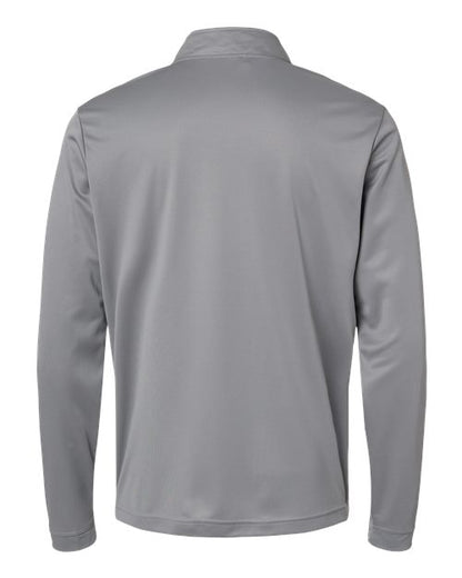 adidas A401 Men's Ultimate365 Lightweight Quarter-Zip Pullover - Grey Three - Back