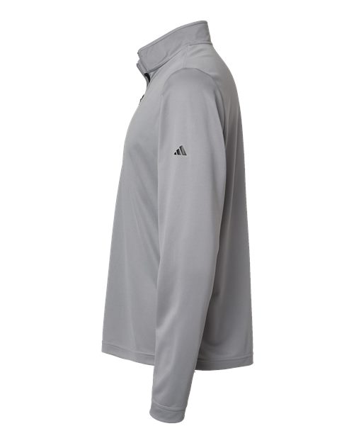 adidas A401 Men's Ultimate365 Lightweight Quarter-Zip Pullover - Grey Three - DirectSide