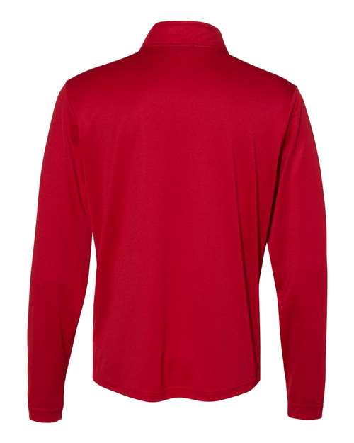adidas A401 Men's Ultimate365 Lightweight Quarter-Zip Pullover - Power Red - Back