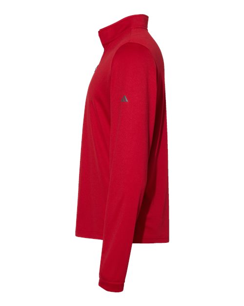 adidas A401 Men's Ultimate365 Lightweight Quarter-Zip Pullover - Power Red - DirectSide