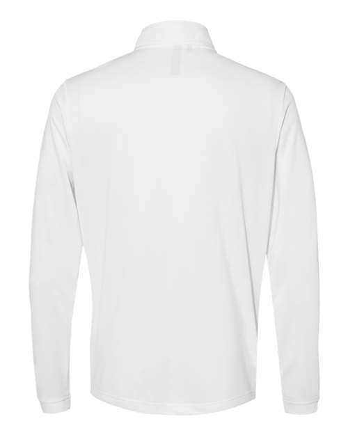 adidas A401 Men's Ultimate365 Lightweight Quarter-Zip Pullover - White - Back