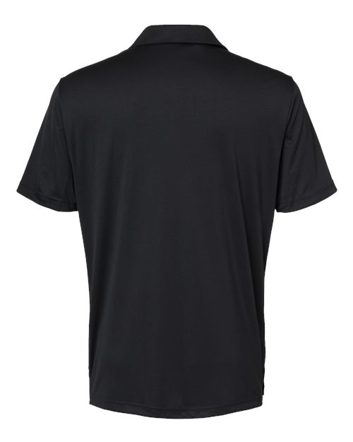 adidas A324 Men's 3-Stripes Chest Polo - Black/ White - Back