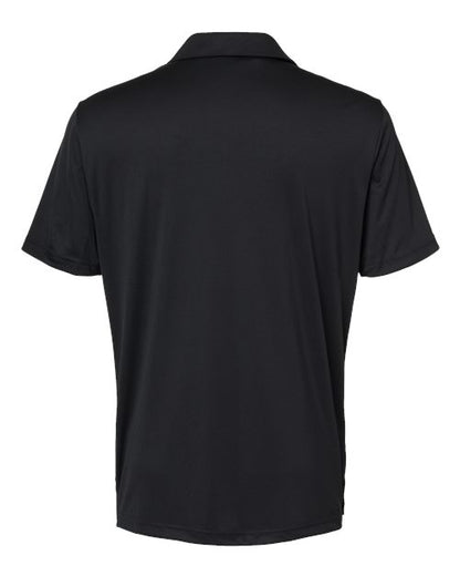 adidas A324 Men's 3-Stripes Chest Polo - Black/ White - Back