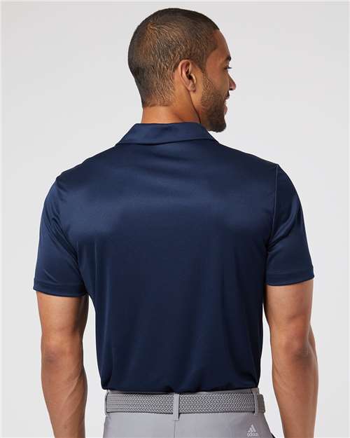 adidas A324 Men's 3-Stripes Chest Polo - Collegiate Navy/ White - OnModelBack