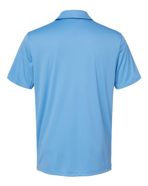 adidas A324 Men's 3-Stripes Chest Polo - Lucky Blue/ White - Back
