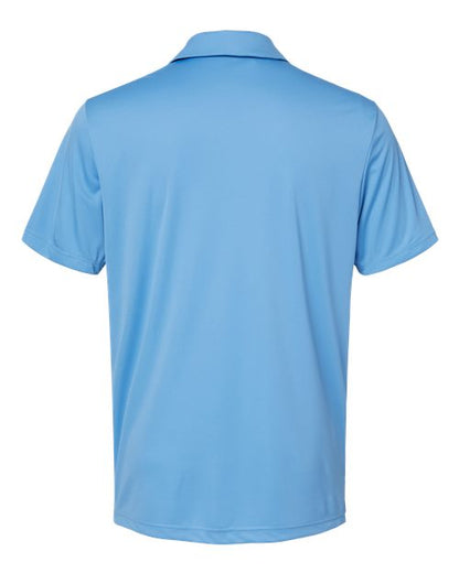 adidas A324 Men's 3-Stripes Chest Polo - Lucky Blue/ White - Back
