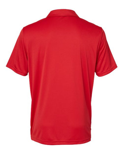 adidas A324 Men's 3-Stripes Chest Polo - Collegiate Red/ Black - Back
