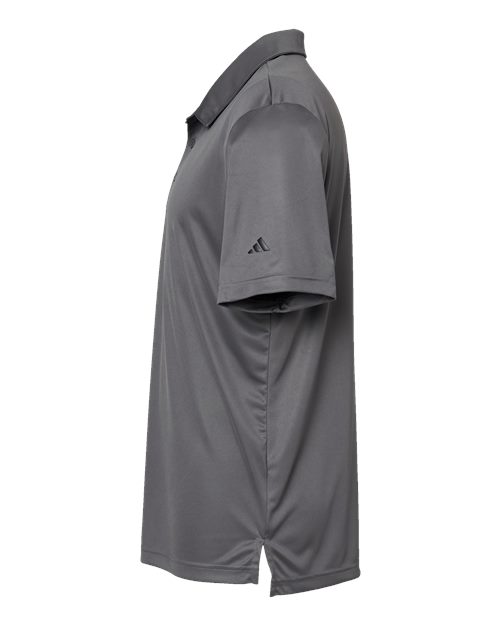 adidas A324 Men's 3-Stripes Chest Polo - Grey Five/ Black - DirectSide