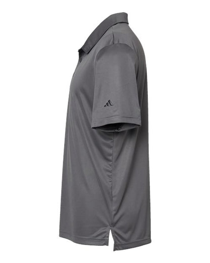adidas A324 Men's 3-Stripes Chest Polo - Grey Five/ Black - DirectSide