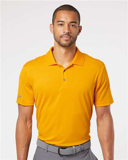 adidas A230 Men's Performance Polo - Collegiate Gold - OnModelFront