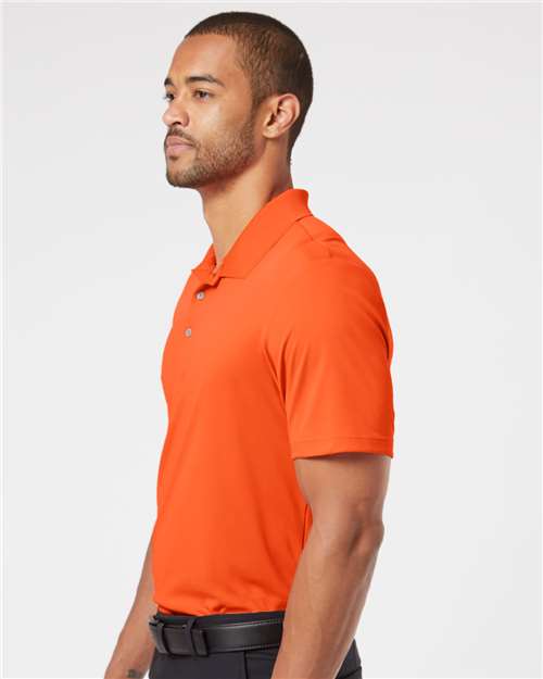 adidas A230 Men's Performance Polo - Orange - OnModelSide