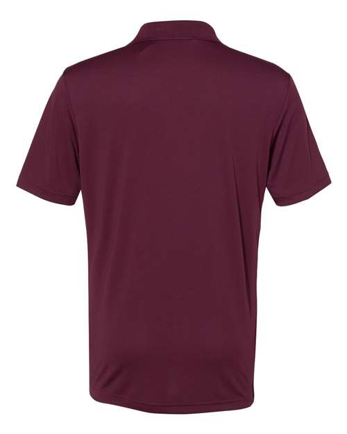adidas A230 Men's Performance Polo - Maroon - Back