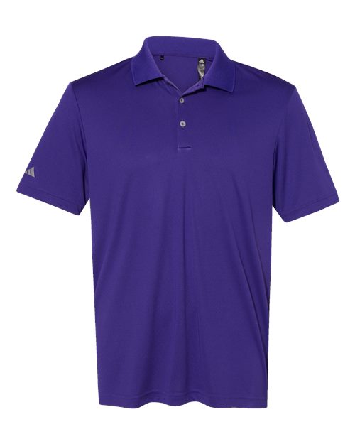 adidas A230 Men's Performance Polo - Collegiate Purple - Front