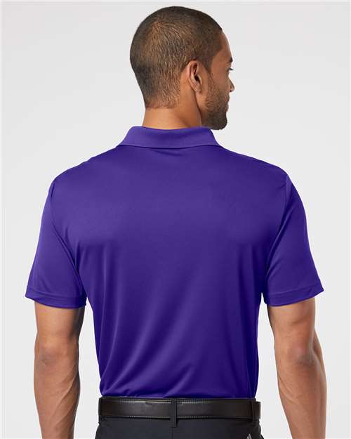 adidas A230 Men's Performance Polo - Collegiate Purple - OnModelBack