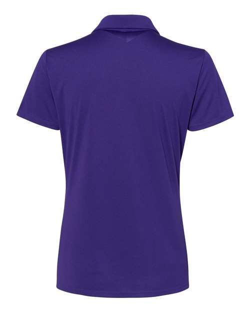 adidas A231 Women's Performance Polo - Collegiate Purple - Back