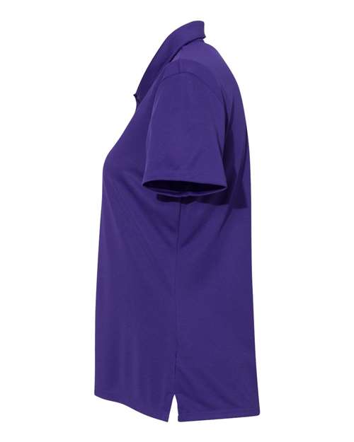 adidas A231 Women's Performance Polo - Collegiate Purple - DirectSide