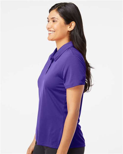 adidas A231 Women's Performance Polo - Collegiate Purple - OnModelSide