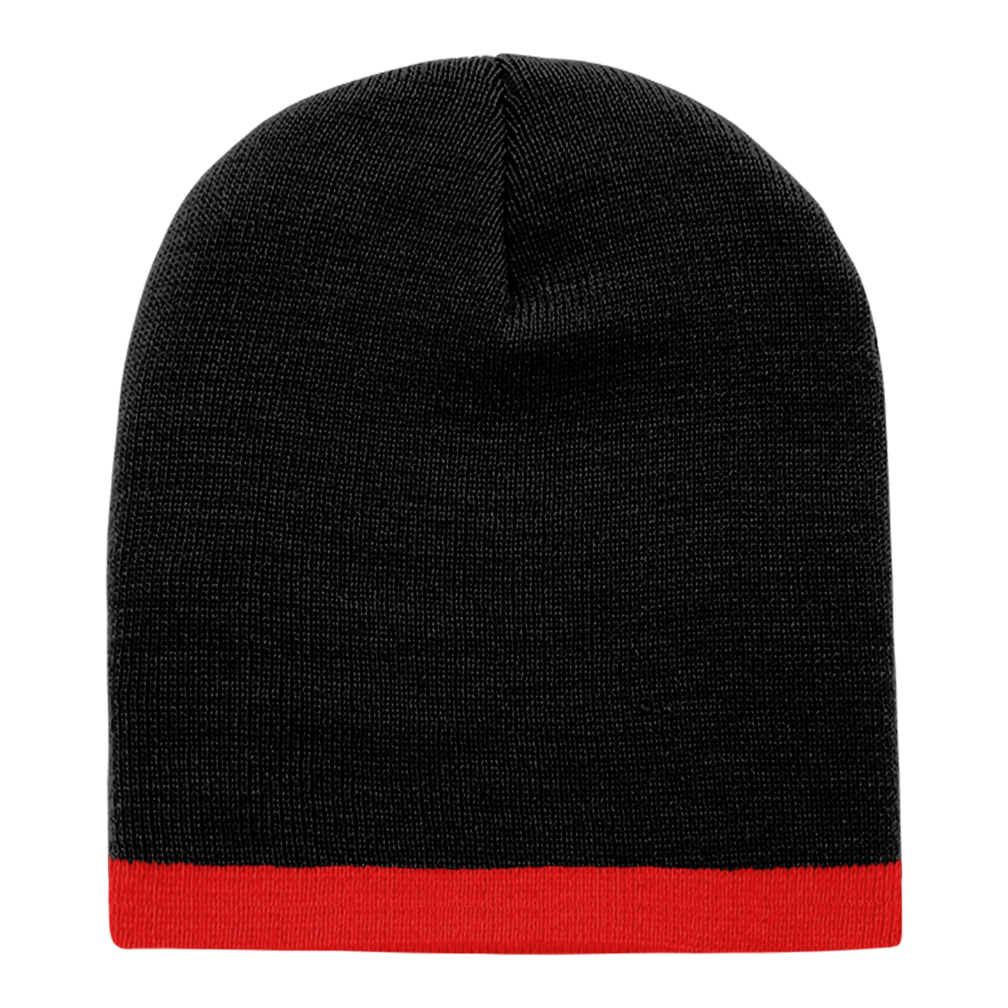 Acrylic/Polyester Striped Short Beanie – Decky 8007