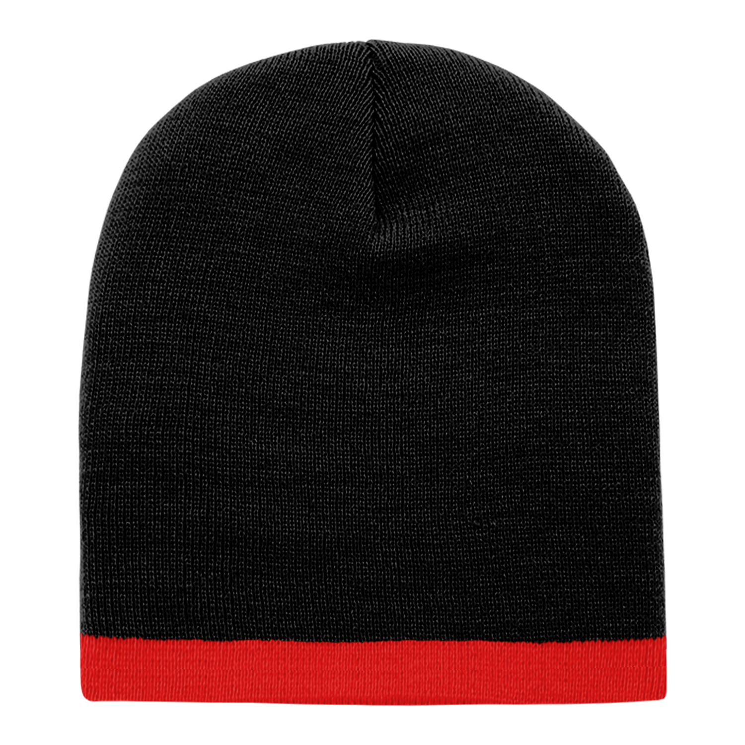 Acrylic/Polyester Striped Short Beanie – Decky 8007