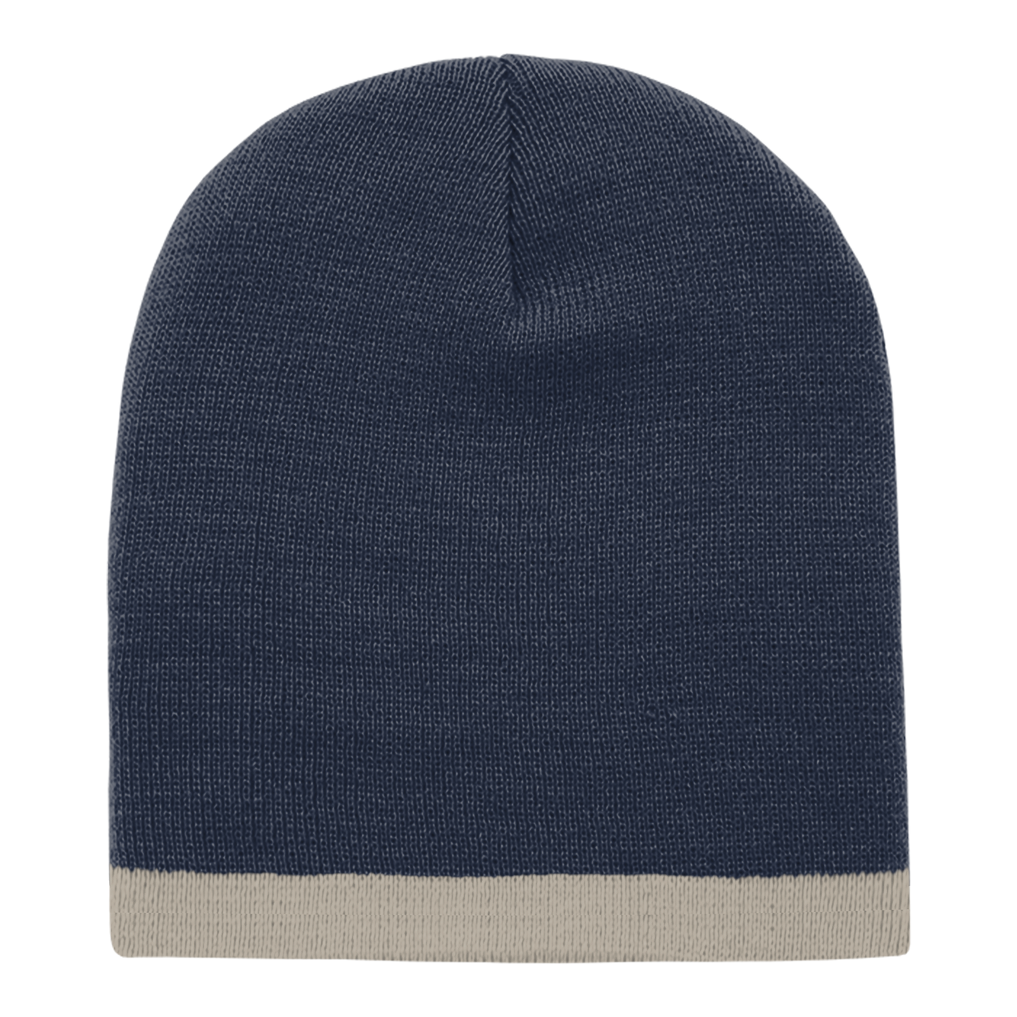 Acrylic/Polyester Striped Short Beanie – Decky 8007