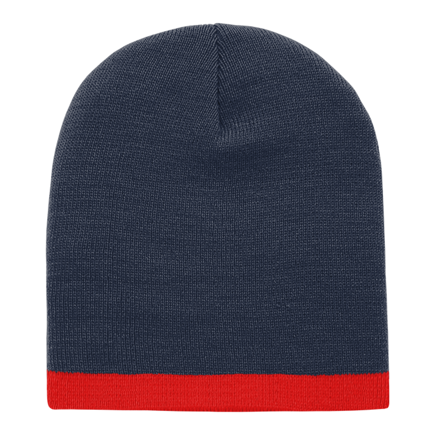 Acrylic/Polyester Striped Short Beanie – Decky 8007