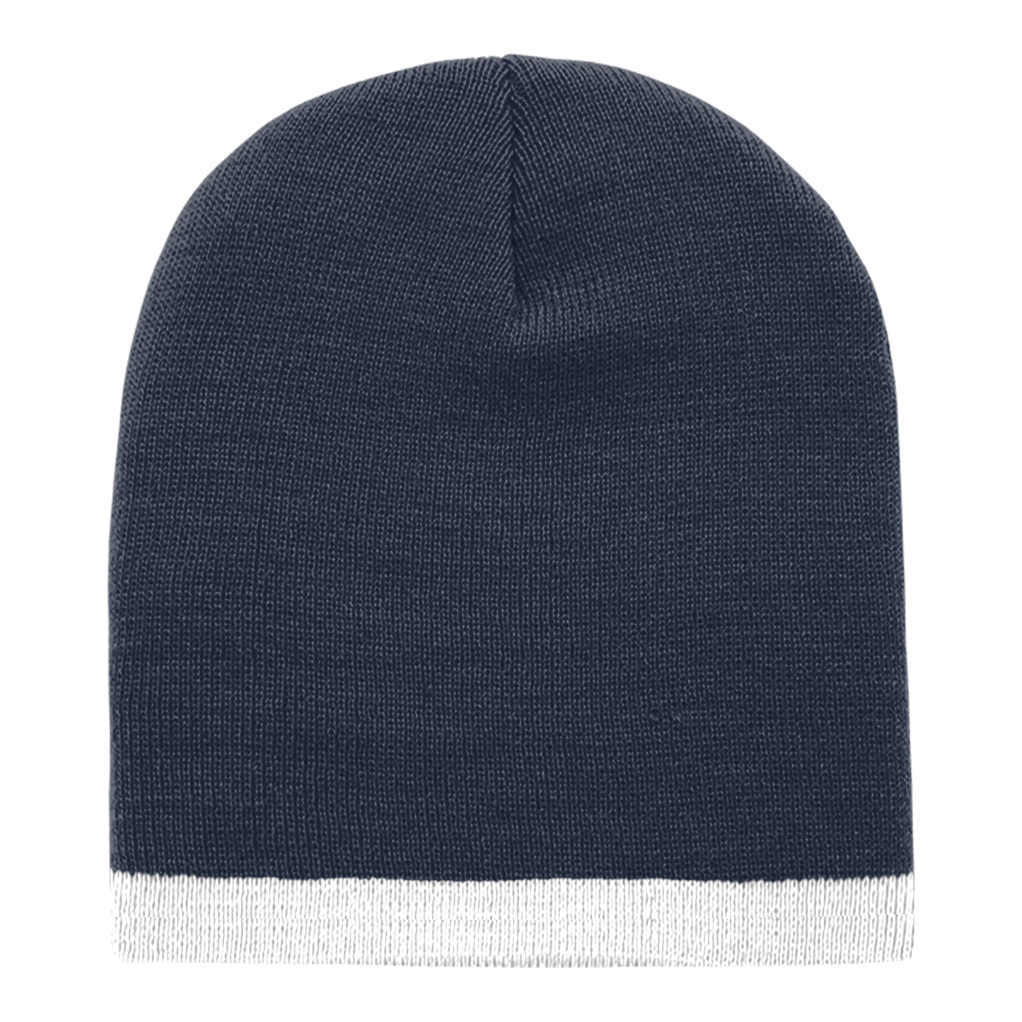 Acrylic/Polyester Striped Short Beanie – Decky 8007