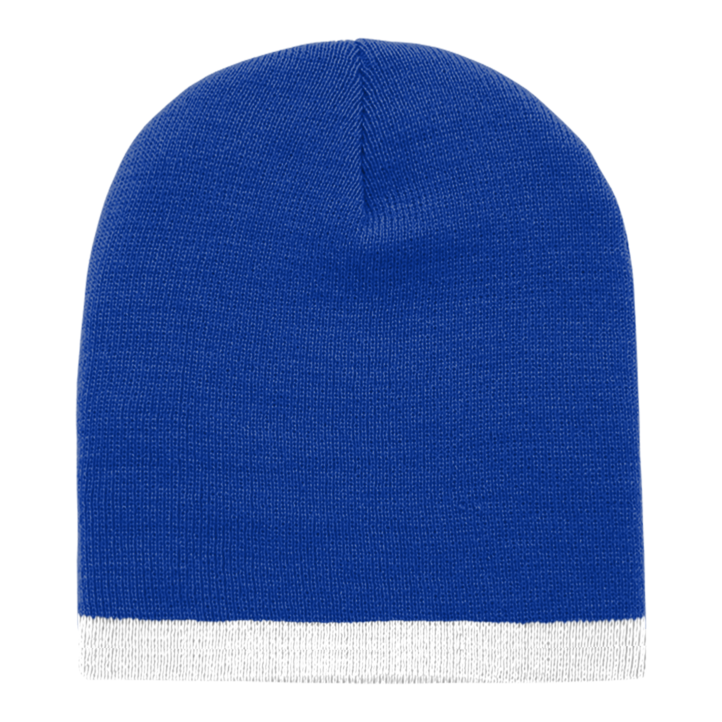 Acrylic/Polyester Striped Short Beanie – Decky 8007