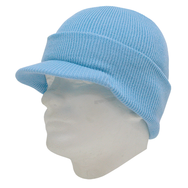 Decky-8009-Acrylic/Polyester HybriCap - LIGHT BLUE