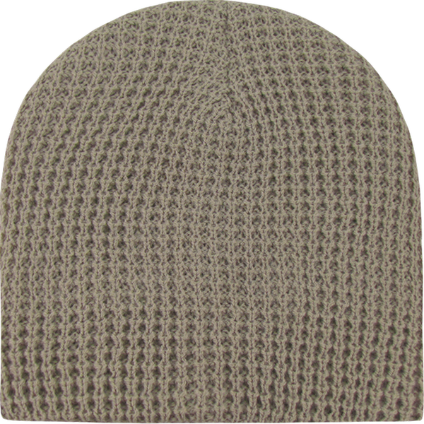 Waffle Beanies – Textured Knit Winter Cap | 8011 - Khaki