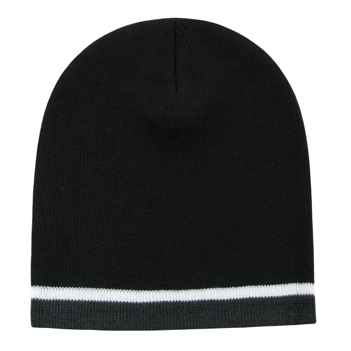 Decky-8015-Double Striped Beanie