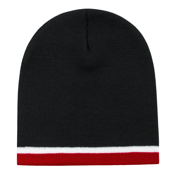 Decky-8015-Double Striped Beanie