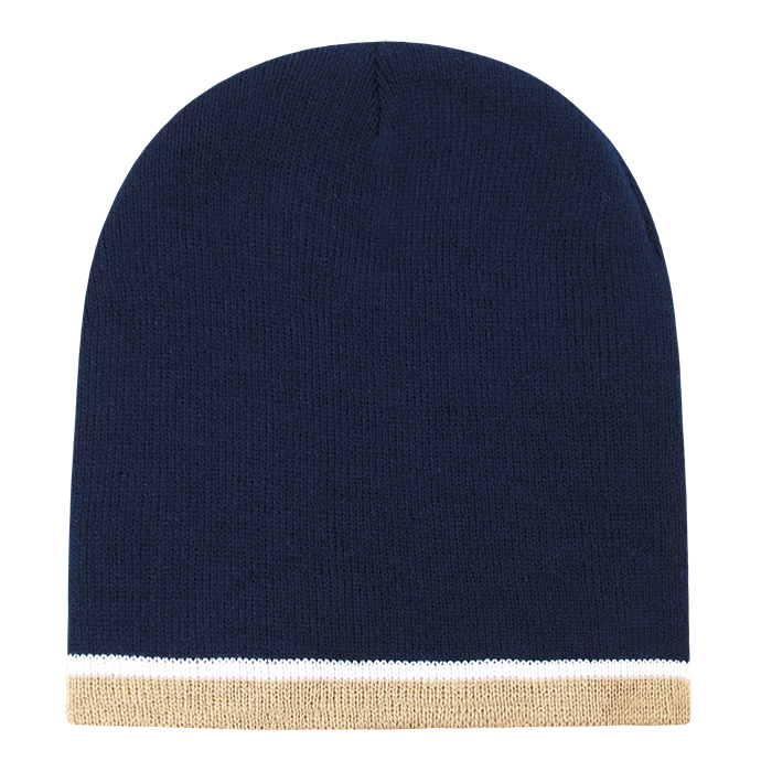 Decky-8015-Double Striped Beanie