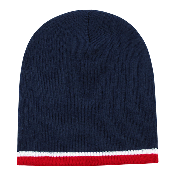 Decky-8015-Double Striped Beanie