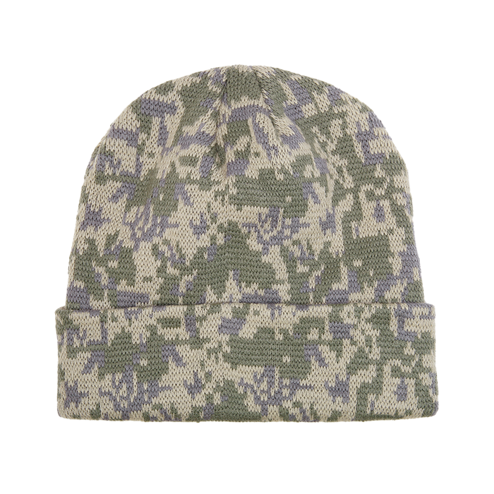 Camo Long Beanie – Adjustable Winter Knit Cap | 8030