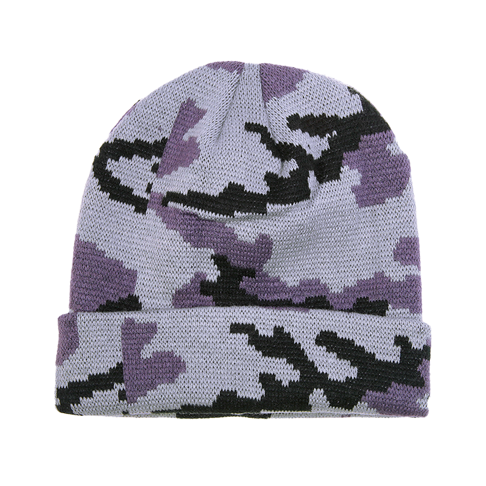 Camo Long Beanie – Adjustable Winter Knit Cap | 8030