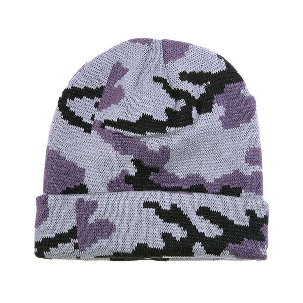 Camo Long Beanie – Adjustable Winter Knit Cap | 8030 - Urban