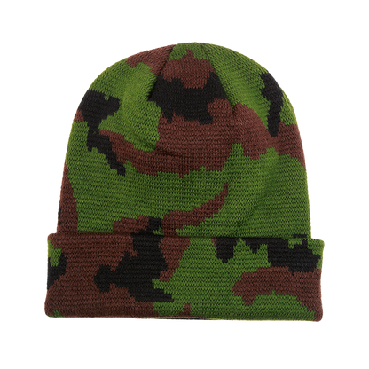Camo Long Beanie – Adjustable Winter Knit Cap | 8030