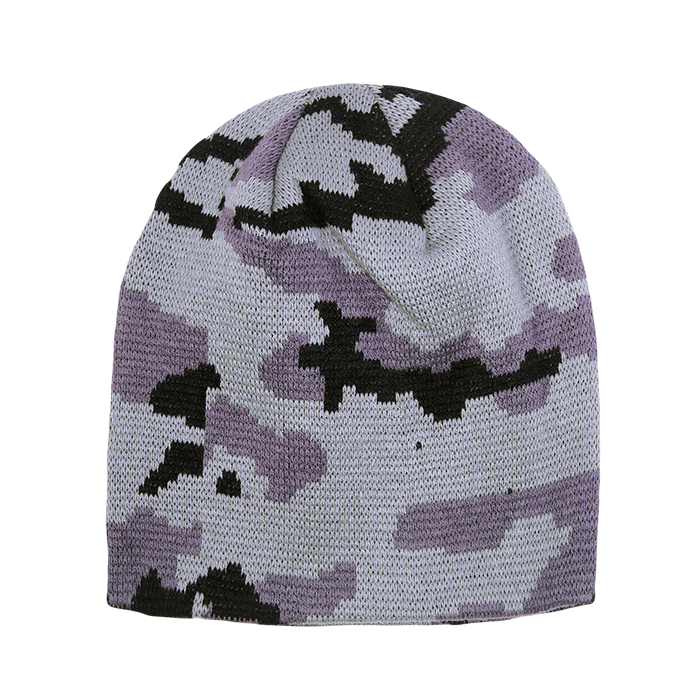 Camo Short Beanie – Camouflage Winter Cap