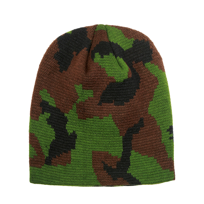 Camo Short Beanie – Camouflage Winter Cap