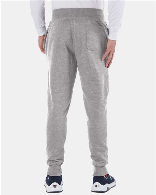 Champion RW25 Unisex Reverse Weave® Joggers - Oxford Grey - OnModelBack