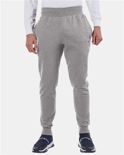 Champion RW25 Unisex Reverse Weave® Joggers - Oxford Grey - OnModelFront