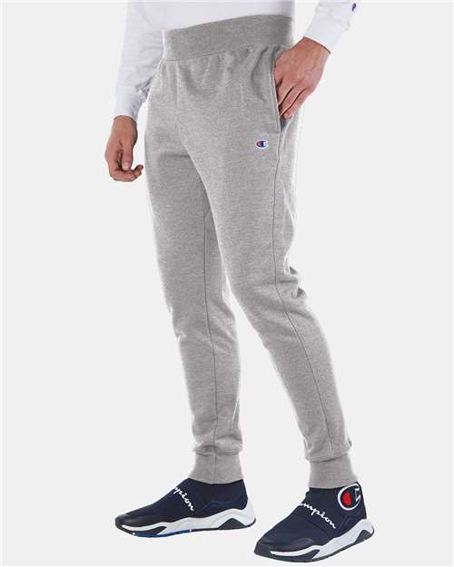 Champion RW25 Unisex Reverse Weave® Joggers - Oxford Grey - OnModelSide