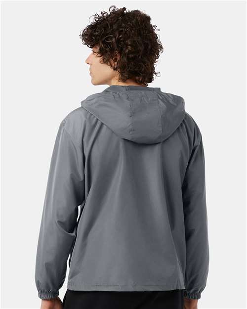 Champion CO200 Unisex Packable Anorak Jacket - Graphite - OnModelBack