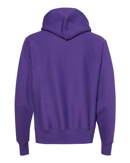 Champion S101 Unisex Reverse Weave® Hooded Sweatshirt - Purple - Back
