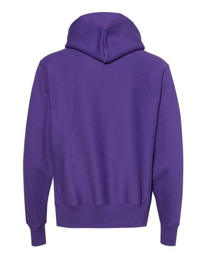 Champion S101 Unisex Reverse Weave® Hooded Sweatshirt - Purple - Back